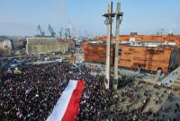 У Гданську 2000 людей зібралися на підтримку колишнього президента Валенси