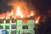В результате пожара на рынке в Мьянме уничтожены 1,6 тыс. магазинов