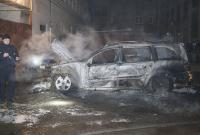 В Ужгороде сожгли автомобиль экс-главы Закарпатского облсовета