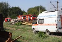 В Запорожской области из грузового поезда вытекла кислота