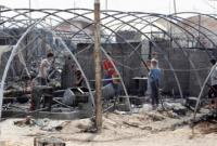 Более 70 палаток сгорели в иракском лагере для беженцев