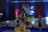 Украинские юные тяжелоатлеты завоевали ряд наград на чемпионате Европы