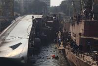 В Индии опрокинулся фрегат-ракетоносец, погибли два человека
