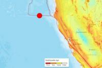 У побережья Калифорнии произошло землетрясение магнитудой 6,5
