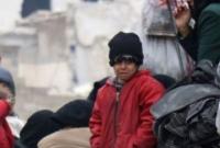 Сотни детей остаются в холодной ловушке в Алеппо