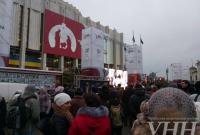 В центре Киева началось празднование Рождества