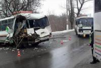Два автобуса столкнулись в Славянске, пострадал пассажир