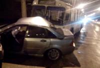 ДТП в Мариуполе: полицейский протаранил троллейбус, один погибший
