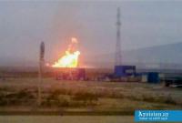 На газопроводе неподалеку Баку произошел взрыв