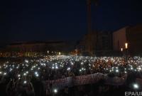 В Будапеште в поддержку университета Сороса вышли тысячи людей