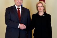 Президент Украины поблагодарил Сейма Латвии за осуждение российской агрессии в Украине