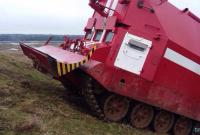 На Львовском бронетанковом заводе испытали новый пожарный танк