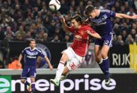 "Андерлехт" вырвал ничью в "Манчестер Юнайтед" в четвертьфинале Лиги Европы