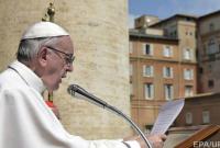 Папа Римский Франциск в своем пасхальном послании помолился за мир в Украине