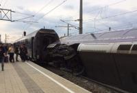 В Вене на железнодорожном вокзале столкнулись два поезда