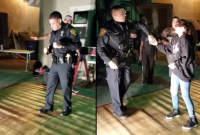 В США полицейский дал урок сальсы вместо того, чтобы разгонять вечеринку (видео)