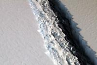 ESA показало на видео рождение огромного айсберга в Антарктиде