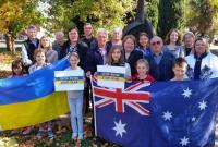В Австралии прошли протесты против агрессии России на Донбассе