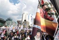 В Южной Корее протестуют против ареста экс-президента