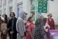 В Хмельницком состоялся «Пижамный» флешмоб