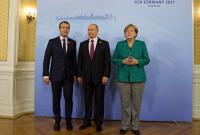 Меркель, Макрон и Путин признали важность перемирия на Донбассе