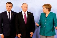 В Гамбурге проходит встреча лидеров ФРГ и Франции с В.Путиным
