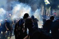 Столкновения под Радой: полиция применила газовые баллончики