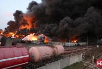 На нефтебазе БРСМ под Васильковом произошел новый пожар