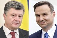 П.Порошенко обсудил с А.Дудой инцидент с демонтажем украинского памятника в Польше