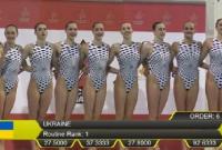 Украина выиграла 6 золотых медалей по синхронному плаванию