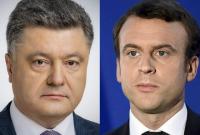 Президенты Украины и Франции обсудили работу в "нормандском формате" и саммит G7