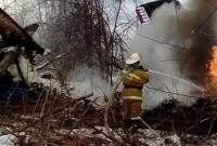 В России возле жилых домов разбился самолет