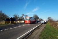 Два автобуса столкнулись во Львовской области, пострадала женщина