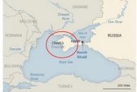 NYT прокомментировала карту со "спорным" Крымом