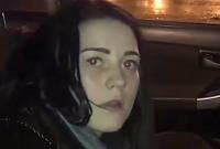 В Ровно пьяная девушка без прав врезалась в маршрутку (видео)