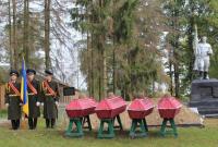 В Житомирской области перезахоронили останки 65 воинов Второй мировой войны