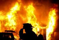В Киеве на стройплощадке произошел пожар