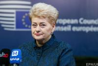 Грибаускайте: только от Украины зависит, когда она присоединится к ЕС