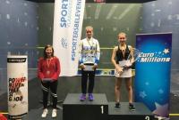 Украинка победила на юниорском международном турнире по сквошу