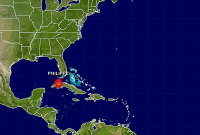 У побережья Кубы сформировался тропический шторм Филипп