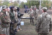 Под Мариуполем прошли учения бойцов теробороны Донецкой области (видео)