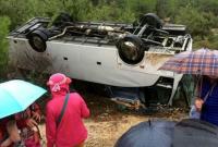 В Анталье перевернулся туристический автобус, есть погибший и пострадавшие
