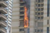 В Дубае второй раз за неделю горел небоскреб