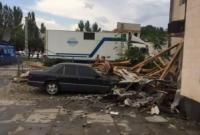 Ураган снес крышу гостиницы на курорте в Херсонской области
