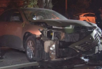 Авто полицейского взорвалось в Одесской области