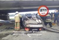 Из-за масштабного ДТП в центре Киева повреждены пять автомобилей