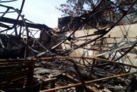 Крупный пожар произошел на рынке в Винницкой области
