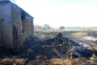 В Николаевской области пожар сухой травы уничтожил жилой дом