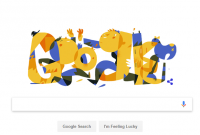 Google создал праздничный дудл ко Дню Независимости Украины