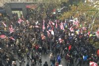 Это сговор олигархов: В Тбилиси прошел митинг оппозиции против задержания Саакашвили